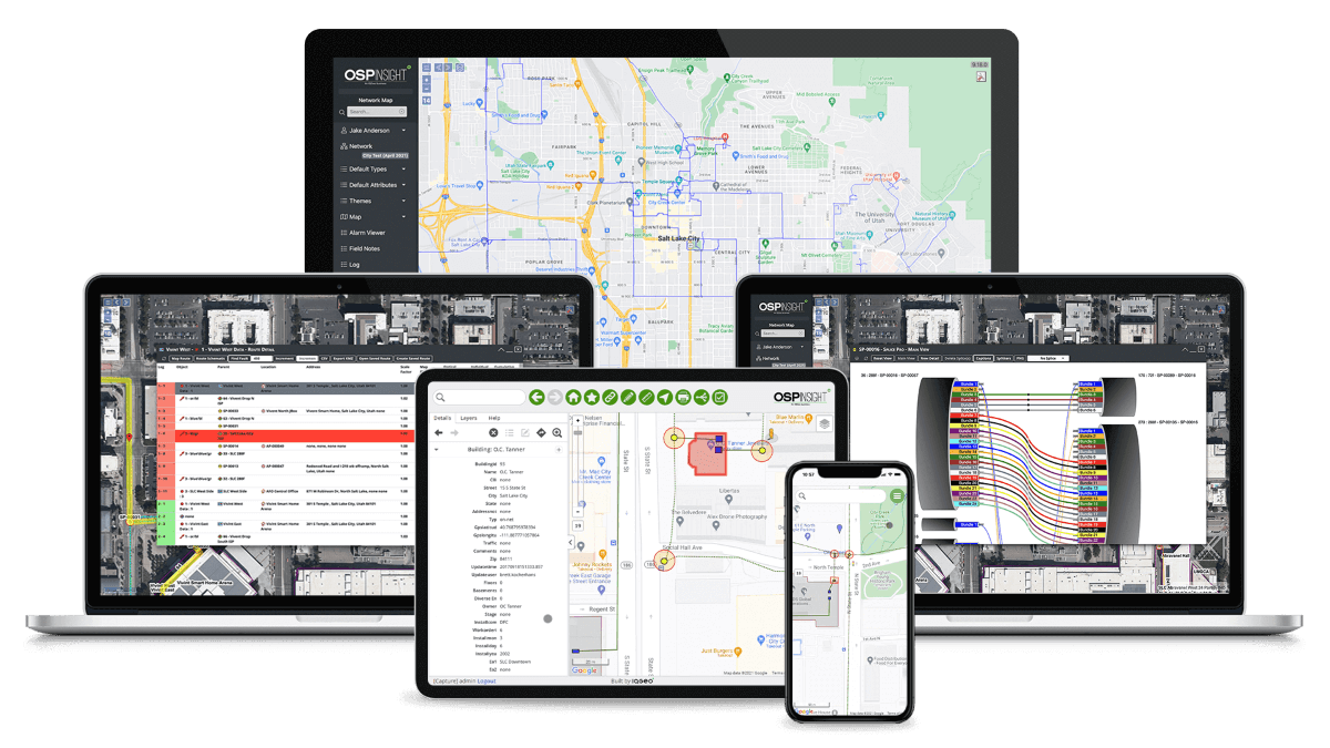 OSPInsight Fiber Optic Network Management Software